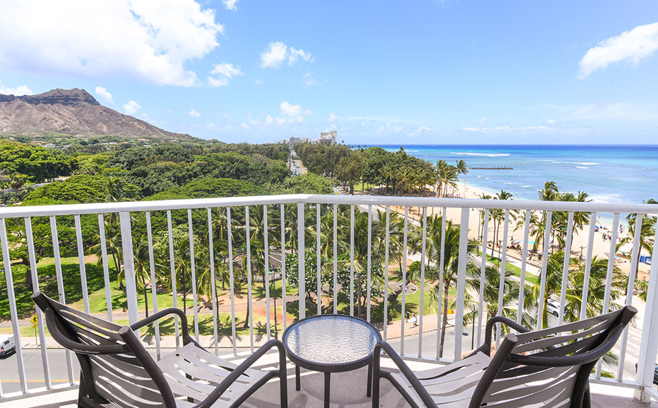 객실에서의 전망