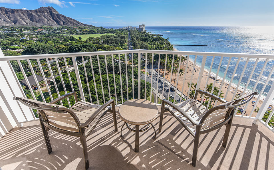 객실에서의 전망